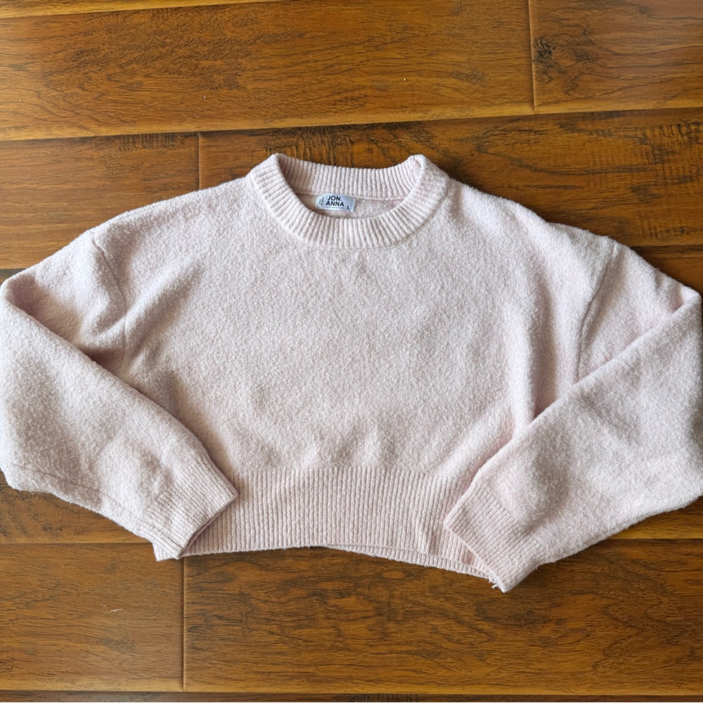 Jon & Anna Light Pink Crew Neck Sweater